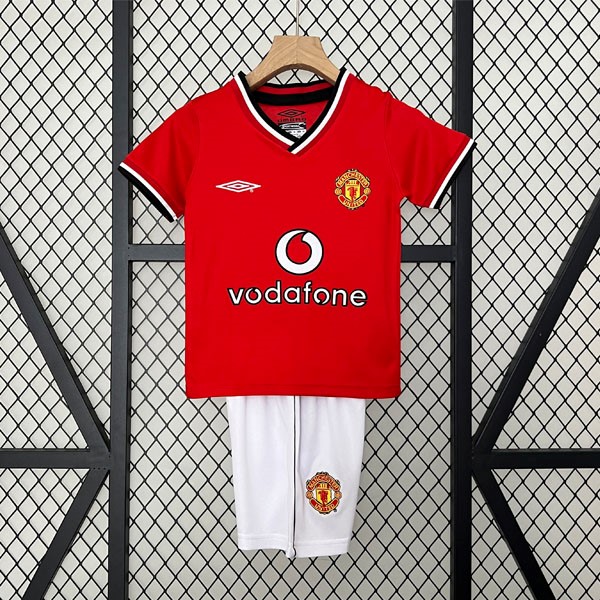 Camiseta Manchester United 1st Niño Retro 2000 2001